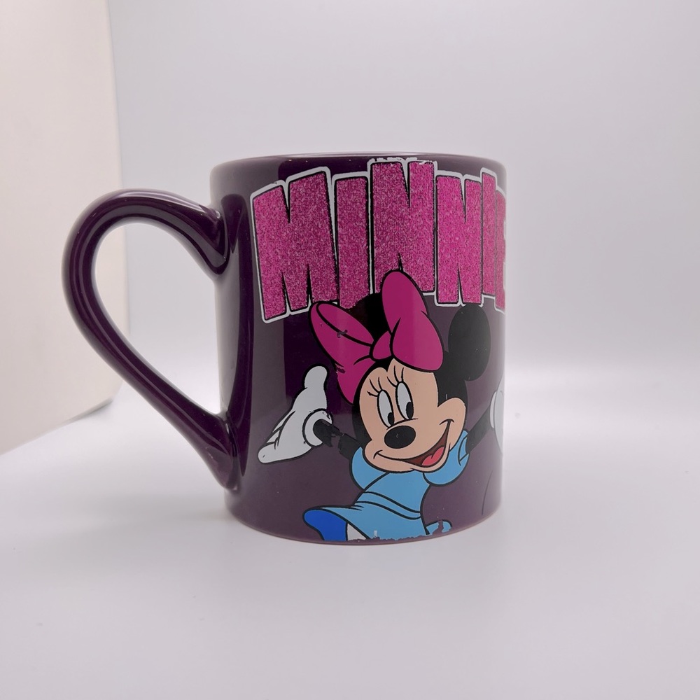 VINTAGE | Disney Minnie Mouse glitter coffee mug
